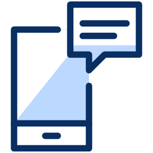 Mobile Phone Text Icon from Cyber Duotone - Free Set