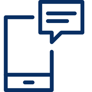 Mobile Phone Text Icon from Cyber Line - Free Set