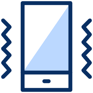 Mobile Phone Vibration Icon from Cyber Duotone - Free Set