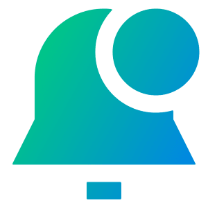 Notification Alarm 2 Icon from Sharp Gradient- Free Set