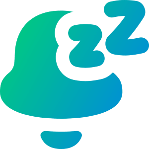 Notification Alarm Snooze Icon from Flex Gradient - Free Set