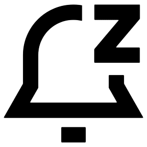 Notification Alarm Snooze Icon from Sharp Remix - Free Set