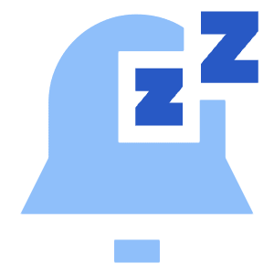 Notification Alarm Snooze Icon from Sharp Flat - Free Set