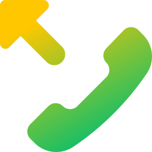 Outgoing Call Icon from Core Gradient - Free Set