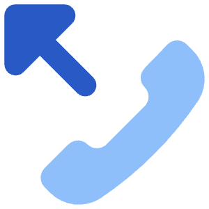 Outgoing Call Icon from Core Flat - Free Set