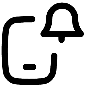 Phone Notification Icon from Flex Line - Free Set
