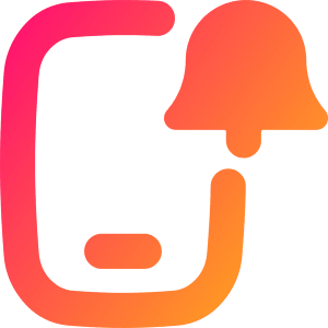 Phone Notification Icon from Flex Gradient - Free Set