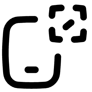 Phone Qr Icon from Flex Line - Free Set