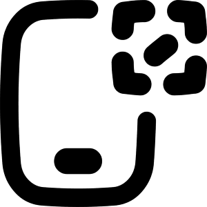 Phone Qr Icon from Flex Remix - Free Set