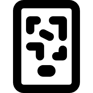 Phone Qr Icon from Core Remix - Free Set