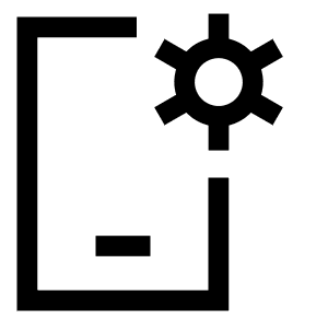 Phone Setting Icon from Sharp Line - Free Set