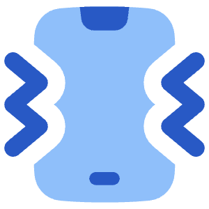 Phone Vibrate Icon from Plump Flat - Free Set