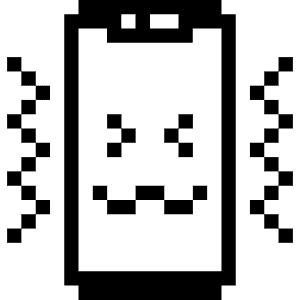 Phone Vibrate Icon from Pixel - Free Set