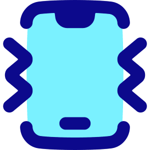 Phone Vibrate Icon from Plump Pop - Free Set