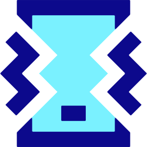 Phone Vibrate Icon from Sharp Pop - Free Set