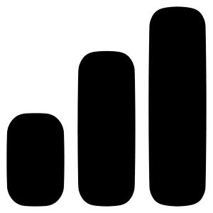 Signal Full Icon from Plump Solid - Free Set