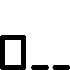 Signal Low Icon from Core Line - Free Set