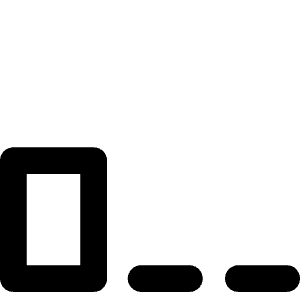 Signal Low Icon from Core Remix - Free Set