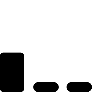 Signal Low Icon from Core Solid - Free Set