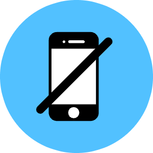 Smartphone Forbiden Icon from Kameleon Pop - Free Set