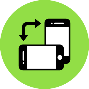 Smartphone Rotate Icon from Kameleon Pop - Free Set