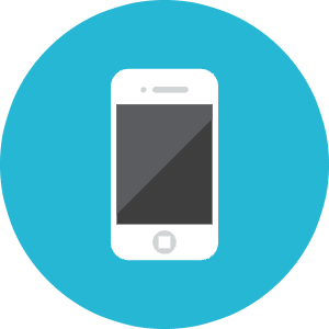 Smartphone Icon from Kameleon Colors - Free Set