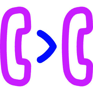 Transfer Forwarding Call Icon from Flex Neon - Free Set