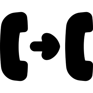 Transfer Forwarding Call Icon from Flex Solid - Free Set