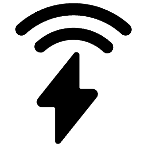 Charging Flash Wifi Icon from Ultimate Bold - Free Set