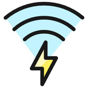 Charging Flash Wifi Icon from Ultimate Colors - Free Set