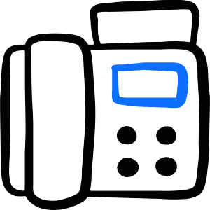 Fax Machine Paper Print Icon from Freehand Duotone - Free Set
