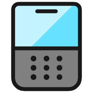Mobile Phone Blackberry 2 Icon from Ultimate Colors - Free Set