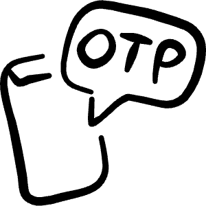Mobilephone Action Otp Message Icon from Freehand Line - Free Set