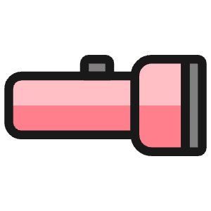 Outdoors Flashlight 2 Icon from Ultimate Colors - Free Set