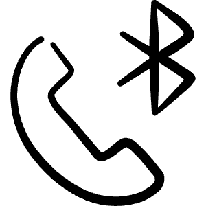 Phone Actions Bluetooth Icon from Freehand Line - Free Set