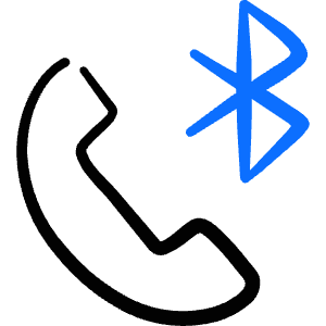 Phone Actions Bluetooth Icon from Freehand Duotone - Free Set