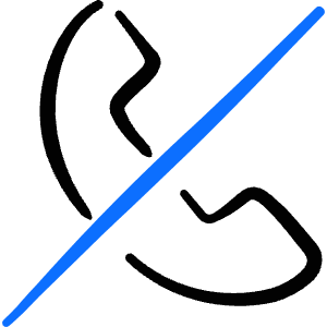 Phone Actions Off Icon from Freehand Duotone - Free Set