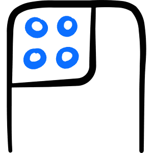 Phone Camera Rear Quardruple Icon from Freehand Duotone - Free Set