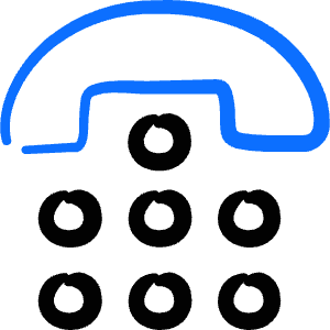 Phone Dial Icon from Freehand Duotone - Free Set