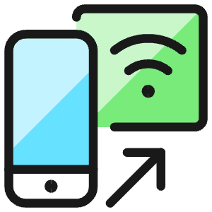 Wifi Transfer Icon from Ultimate Colors - Free Set