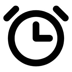 Alarm Bold Icon from Phosphor Bold Set