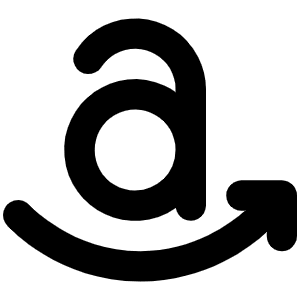 Amazon Logo Bold Icon from Phosphor Bold Set