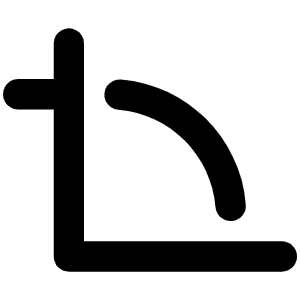 Angle Bold Icon from Phosphor Bold Set