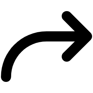 Arrow Bend Up Right Bold Icon from Phosphor Bold Set