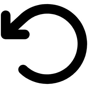 Arrow Counter Clockwise Bold Icon from Phosphor Bold Set