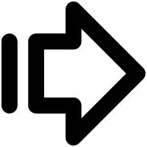 Arrow Fat Line Right Bold Icon from Phosphor Bold Set