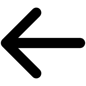 Arrow Left Bold Icon from Phosphor Bold Set