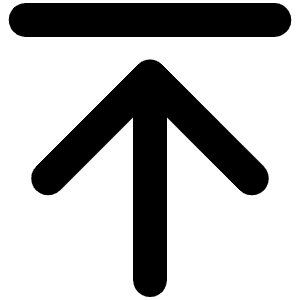 Arrow Line Up Bold Icon from Phosphor Bold Set