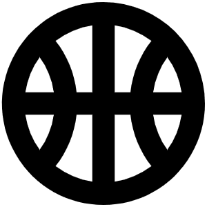 Basketball Bold Icon from Phosphor Bold Set