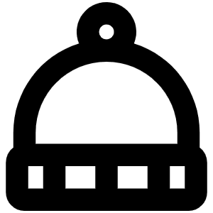 Beanie Bold Icon from Phosphor Bold Set